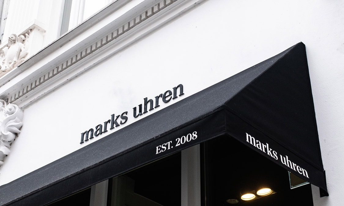 marks-uhren shop aussen